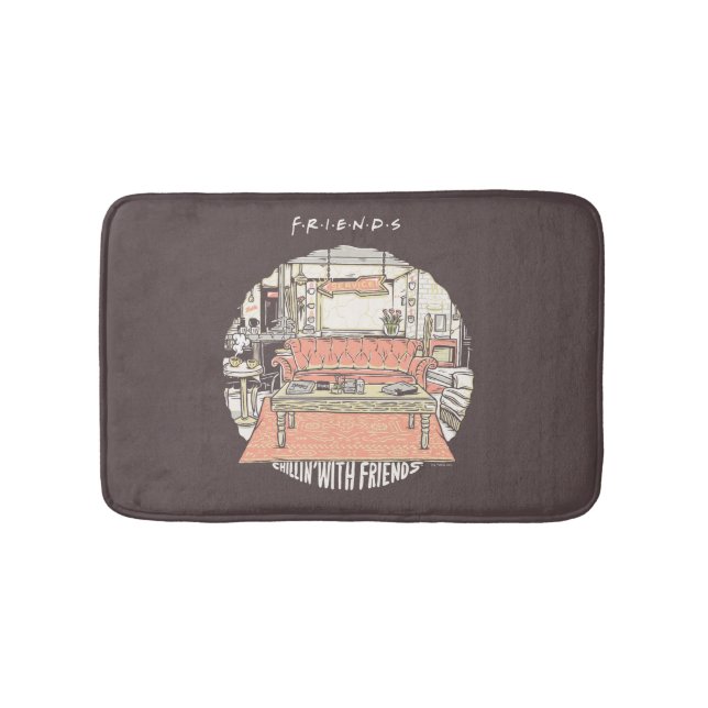 Tapete De Banheiro Filmando com Cartoon FRIENDS™ (frente)