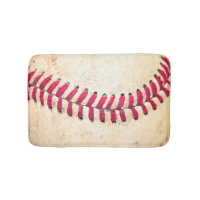 Fim do basebol do vintage acima da foto