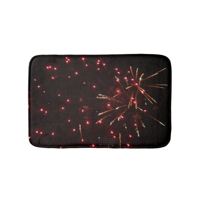 Tapete De Banheiro Fireworks Bath Mat (frente)