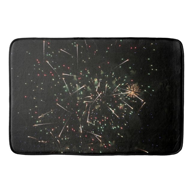 Tapete De Banheiro Fireworks Bath Mat (Frente)