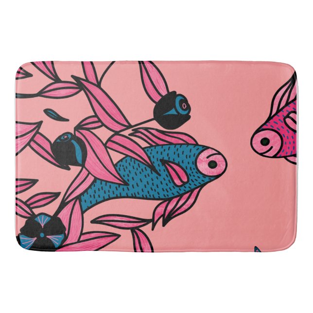 Tapete De Banheiro Fish Bath Mat (Frente)