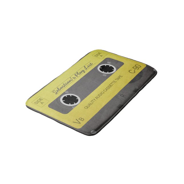 Tapete De Banheiro Fita De Música Retroativa Da Antiga Escola Persona (Angulado)