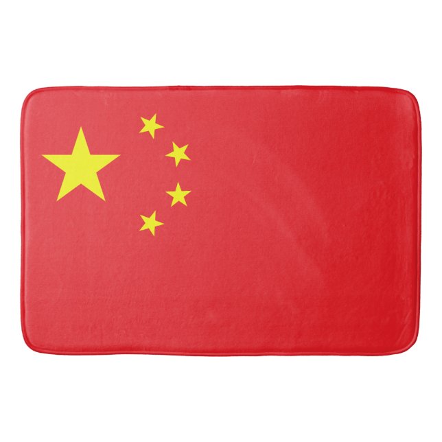 Tapete De Banheiro Flag of China (Frente)