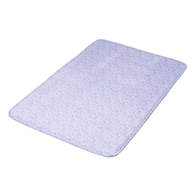 Tapete De Banheiro Flannel Azul Claro (Angulado)
