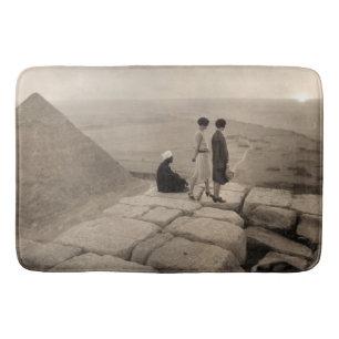 Tapete De Banheiro Flapper Girls Sunrise na Pirâmide Khufu, Egito 192