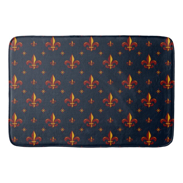 Tapete De Banheiro Fleur De Lis (Frente)