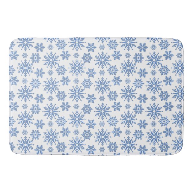 Tapete De Banheiro Flocos de neve (Frente)