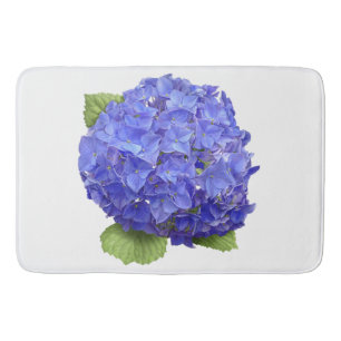 Tapete De Banheiro Flor azul do Hydrangea