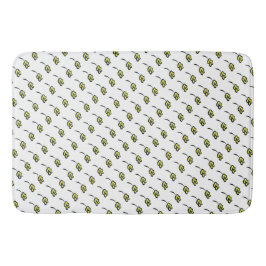 Tapete De Banheiro Flor Cheio