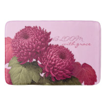 Flor de Crisântemo Magenta Vintage em Flor
