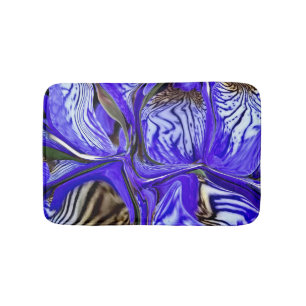 Tapete De Banheiro Flor Roxo-Íris
