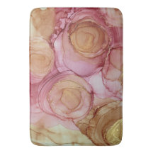 Floral Abstrato de bege roxo