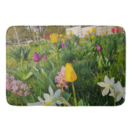 Tapete De Banheiro Floral Bath Mat