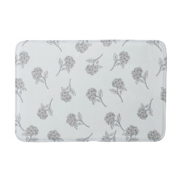 Tapete De Banheiro Floral Botânico Atemporal Cinza Suave