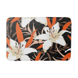 Tapete De Banheiro Floral estético