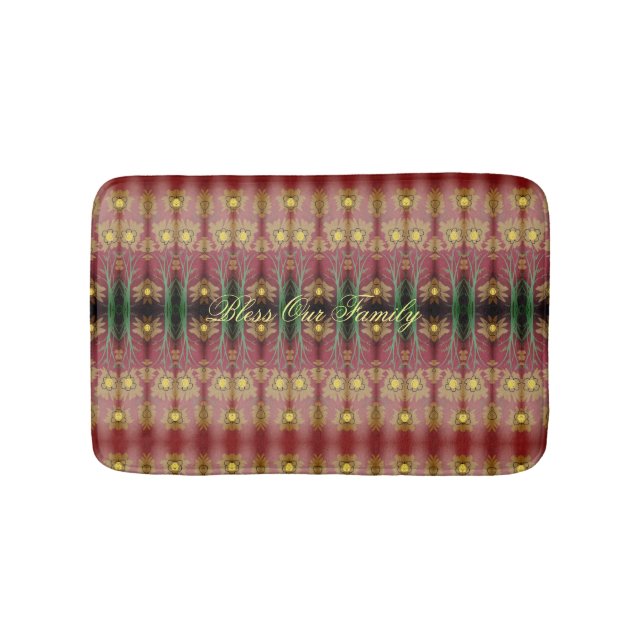 Tapete De Banheiro Floral Mat do Designer (frente)