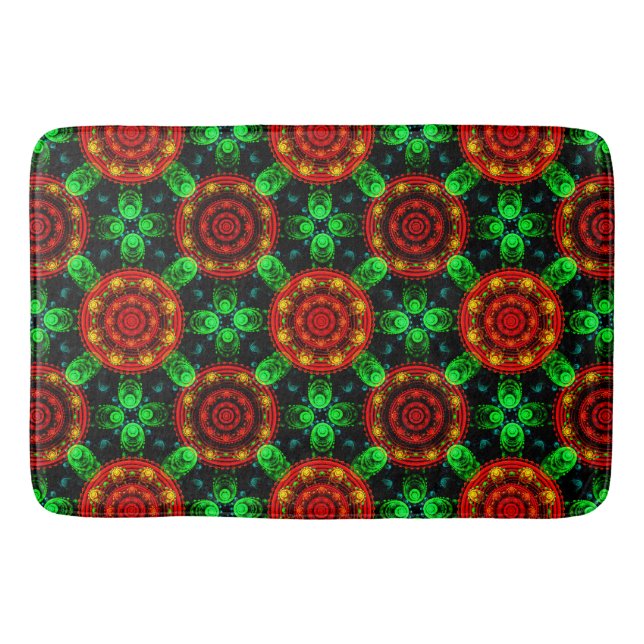 Tapete De Banheiro Floral Modern Boho Elegant Abstract Pattern #504 (Frente)