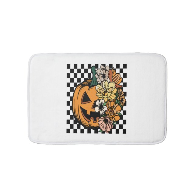 Tapete De Banheiro Floral Pumpkin (frente)
