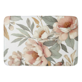 Tapete De Banheiro Floral rustic vintage elegante na moda