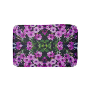 Tapete De Banheiro Flores Africanas de Daisy Olham Abstrato