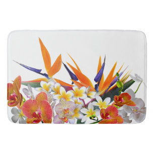 Tapete De Banheiro Flores Alegria-Tropicais de florescência