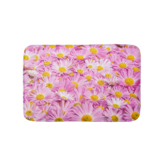 Tapete De Banheiro Flores Amarelas Cor-de-rosa Fundo sem costura