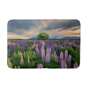 Tapete De Banheiro Flores Campo de linha na Nova Zelândia