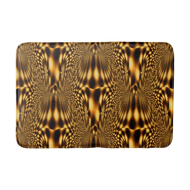 Tapete De Banheiro Flores de ouro...... (Frente)