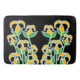 Tapete De Banheiro Flores de Primavera Caprichosas 41