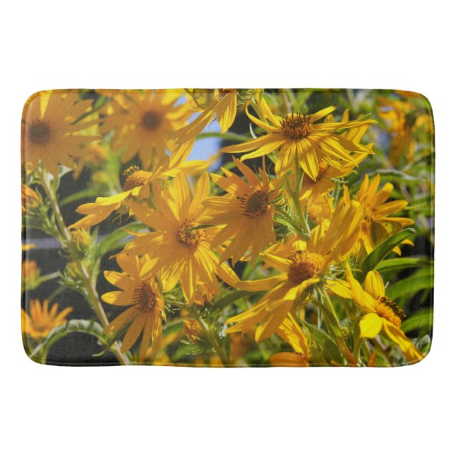 Tapete De Banheiro Flores en mi hierbas " flores em minhas ervas dani (Frente)