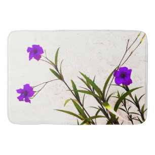 Tapete De Banheiro Flores roxas na brisa