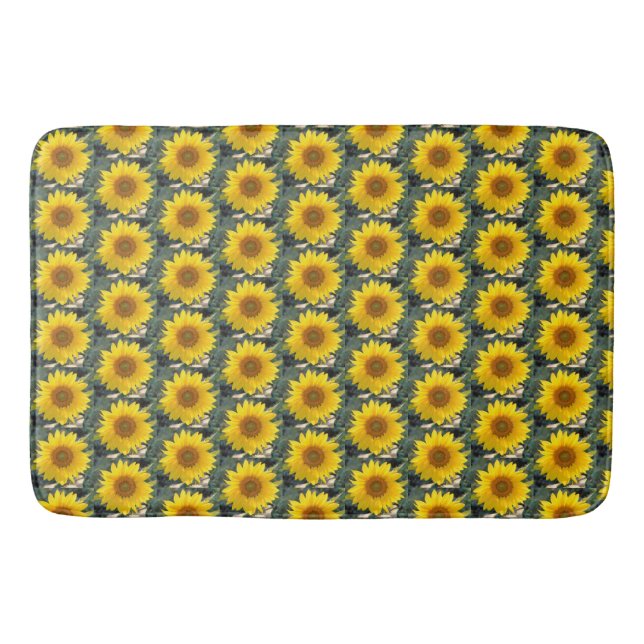 Tapete De Banheiro Flores Sunshine (Frente)