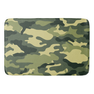 Tapete De Banheiro Floresta de camuflagem militar 