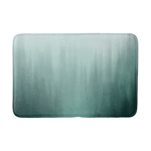 Tapete De Banheiro Floresta Verde-d'água em pintura úmida