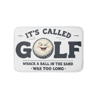 Tapete De Banheiro Foguete Engraçado, Matador De Golfe