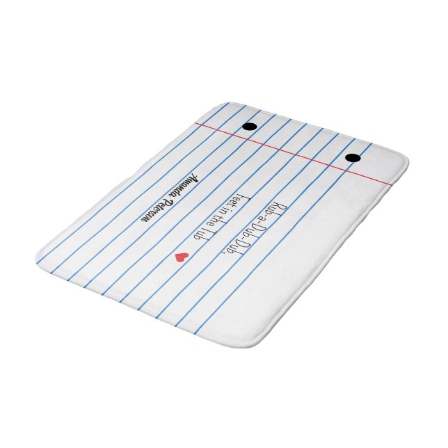 Tapete De Banheiro Folha de Papel Vinculada Funny Personalizada (Angulado)