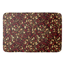 Folhagem Festiva Dourada, Negra e Borgonha