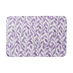 Tapete De Banheiro Folhas de lavanda