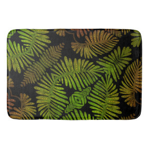 Tapete De Banheiro Folhas de Monstera