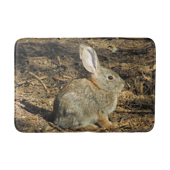 Tapete De Banheiro Foto Bunny Small Rabbit em Natureza Sunshine (Frente)