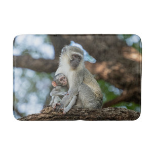 Tapete De Banheiro Fotografia da Natureza do Macaco Vervet