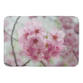 Tapete De Banheiro Fotografia das Flores Cor-de-Rosa de Cerejeira