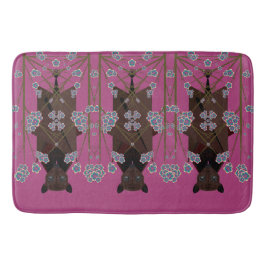 Tapete De Banheiro Fox Boysenberry Bathmat