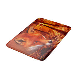Tapete De Banheiro Fox vermelho