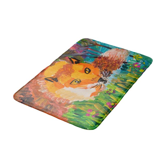 Tapete De Banheiro Foxy na Floresta (Angulado)