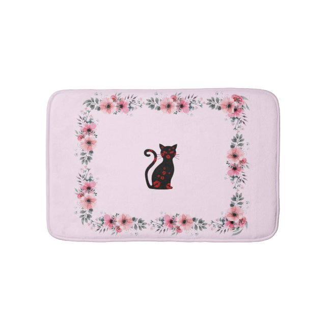 Tapete De Banheiro Francês: Bonne Soiree Bath Mat (frente)