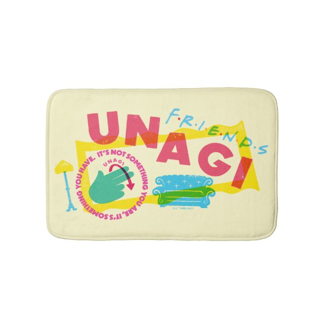 Tapete De Banheiro FRIENDS™ Unagi (frente)
