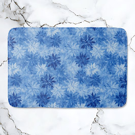 Tapete De Banheiro Frost Azul Moderno