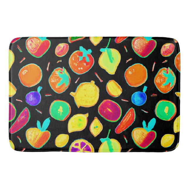 Tapete De Banheiro Frutífera Neon Visions Design (Frente)