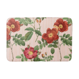 Tapete De Banheiro Fundo da faixa rosa Rosas vitoriana